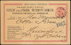 Finland Nikolaistad 10P Postal Stationery Card Mailed To Helsinki 1888. Russia Empire - Brieven En Documenten