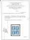 N°22B Bloc De Quatre Avec Tête Bèche Sur Fragment - Signé CALVES + Certificat - 1862 Napoleon III