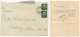 Germany 1939 Cover & Letter; Plauen (Vogtland) To Schiplage; 6pf. Hindenburg, Pair - Brieven En Documenten