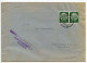 Germany 1941 Cover & Letter; Melle - Sachbearbeiter Für Viehwirtschaftverbandes; 6pf. Hindenburg, Pair - Brieven En Documenten