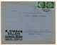 Germany 1935 Cover & Letter; Hameln - R. Limburg, Felle Und Häute To Schiplage; 6pf. Hindenburg, Pair - Covers & Documents