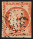 N°5, Cérès 1849, 40c Orange, Oblitéré Bureau De Paris DS2 Lettres Romaines - 1849-1850 Ceres