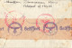 ALLEMAGNE LETTRE BRIEF FELDPOST 4/6/1944 POUR FRANCE MAISONS LAFFITTE + VERSO BANDE DE CENSURE - Cartas & Documentos