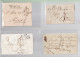 4 Lettres  Dite Précurseurs  Sur  Lettre   Ou Enveloppe 4  Marques  Postales Différentes 1815 - 1820 - 1823 - 1818 - 1801-1848: Precursori XIX