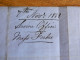GRANDE BRETAGNE :LETTRE  AVEC LE N° 26 OBLITERATION  N° 131  EDINBOURG DE 1868 - Cartas