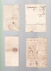 4 Lettres  Dite Précurseurs  Sur  Lettre   Ou Enveloppe 4  Marques  Postales Différentes 1829 -1830 -1819 - 1827 - 1801-1848: Precursors XIX