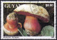 Timbre-poste Dentelé Oblitéré - Champignons Bolet Satan Boletus Satanas - N° 4137 (Michel) - Guyana 1993 - Guyane (1966-...)