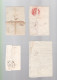 4 Lettres  Dite Précurseurs  Sur  Lettre   Ou Enveloppe 4  Marques  Postales Différentes 1816 - 1828 - 1822 -1821 - 1801-1848: Precursors XIX