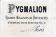 Série 4 Chromos Dorés Pygmalion Grands Magasins Paris - Andere & Zonder Classificatie