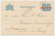 Briefkaart G. 106 A II Tiel - Den Haag 1921 - Entiers Postaux