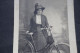 Carte Photo La Jeune Femme Au Velo Vers 1910 - Old (before 1900)