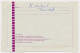 Postblad G. 24 Amsterdam - Ermelo 1977 - Postal Stationery