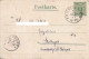 AK OLD POSTCARD GERMANIA - RIEDLINGEN (BLICK VOM DER DONAUBRUKE) - VIAGGIATA 1897 - A23 - Tuebingen