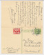 Briefkaart G. 247 / Bijfrankering Amsterdam - Zevenaar 1939 V.v. - Ganzsachen