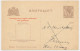 Spoorwegbriefkaart G. PNS122-1 D - Arnhem - S Gravenhage  - Postal Stationery