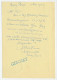 Firma Briefkaart Den Burg Texel 1952 - Manufacturen - Unclassified