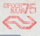 Illustrated Meter Cover Netherlands 1972 - Postalia 614 NS - Dutch Railways - Rail To 75 - Eisenbahnen