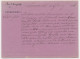 N.R. Spoorweg - Moordrecht - Kesteren 1876 - Cartas & Documentos