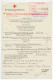  Red Cross Correspondence Form 1941 WWII The Netherlands - France  - Guerre Mondiale (Seconde)