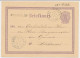 Het Waar - Trein Takjestempel Harlingen - Winschoten 1876  - Briefe U. Dokumente