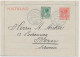 Postblad G. 17 X / Bijfrankering Voorburg -Bern Zwitserland 1929 - Postal Stationery