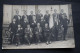 Carte Photo Les Conscrits De Saint Priest Classe 1920 Drapeau Les Jeunes Cons - Saint Priest