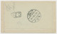 Postblad G. 4 / Bijfrankering Nijkerk - Delft 1908 - Postwaardestukken