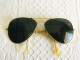 Delcampe - Vintage Sonnenbrille Ray-Ban B&L USA Aviator 58 14 - Sonstige & Ohne Zuordnung