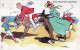ESEL Tiere Vintage Antik Alt CPA Ansichtskarte Postkarte #PAA317.DE - Donkeys