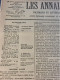 ANNALES 95 /ALEXANDRE DUMAS PERE /BARCAROLLE OFFENBACH JULES BARBIER - Riviste - Ante 1900