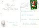 WEIHNACHTSMANN SANTA CLAUS WEIHNACHTSFERIEN Vintage Postkarte CPSM #PAK217.DE - Kerstman