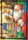 WEIHNACHTSMANN SANTA CLAUS KINDER WEIHNACHTSFERIEN Vintage Postkarte CPSM #PAK298.DE - Santa Claus