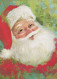 WEIHNACHTSMANN SANTA CLAUS WEIHNACHTSFERIEN Vintage Postkarte CPSM #PAJ798.DE - Kerstman