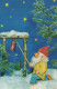 WEIHNACHTSMANN SANTA CLAUS WEIHNACHTSFERIEN Vintage Postkarte CPSMPF #PAJ456.DE - Santa Claus