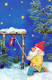 WEIHNACHTSMANN SANTA CLAUS WEIHNACHTSFERIEN Vintage Postkarte CPSMPF #PAJ456.DE - Kerstman