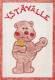 OSO Animales Vintage Tarjeta Postal CPSM #PBS153.ES - Ours