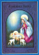 Virgen María Virgen Niño JESÚS Religión Vintage Tarjeta Postal CPSM #PBQ053.ES - Vergine Maria E Madonne