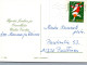 PAPÁ NOEL Animales NAVIDAD Fiesta Vintage Tarjeta Postal CPSM #PAK565.ES - Santa Claus