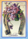 FLEURS Vintage Carte Postale CPSM #PBZ739.FR - Flowers