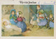 JÉSUS-CHRIST Bébé JÉSUS Noël Religion Vintage Carte Postale CPSM #PBP798.FR - Gesù