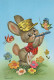 PÂQUES LAPIN Vintage Carte Postale CPSM #PBO411.FR - Easter