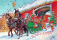 PÈRE NOËL Bonne Année Noël Vintage Carte Postale CPSM #PBL555.FR - Santa Claus