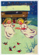 ANGE Bonne Année Noël Vintage Carte Postale CPSM #PBB444.FR - Anges