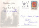 Vierge Marie Madone Bébé JÉSUS Noël Religion Vintage Carte Postale CPSM #PBB767.FR - Vierge Marie & Madones