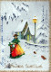 Bonne Année Noël ENFANTS Vintage Carte Postale CPSM #PAU059.FR - Nieuwjaar