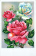 FLOWERS Vintage Postcard CPA #PKE549.GB - Flowers