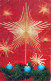 Happy New Year Christmas CANDLE Vintage Postcard CPSMPF #PKD656.GB - New Year