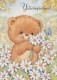 BEAR Animals Vintage Postcard CPSM #PBS152.GB - Bären