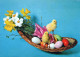 EASTER CHICKEN EGG Vintage Postcard CPSM #PBO911.GB - Ostern