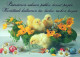EASTER CHICKEN Vintage Postcard CPSM #PBO973.GB - Easter